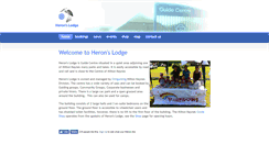 Desktop Screenshot of heronslodge.co.uk